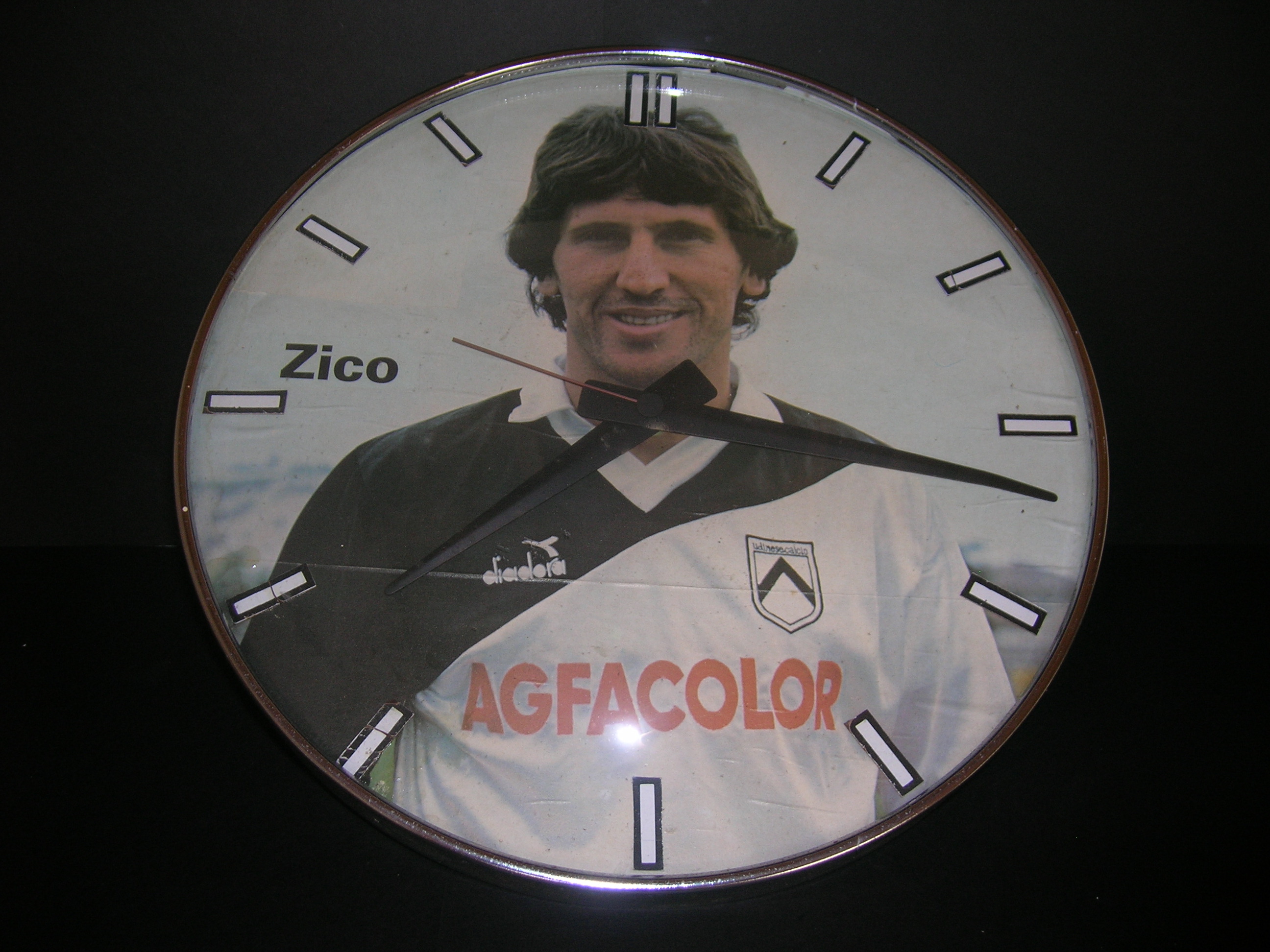 Zico   Udinese calcio  orologio   anni 80  A